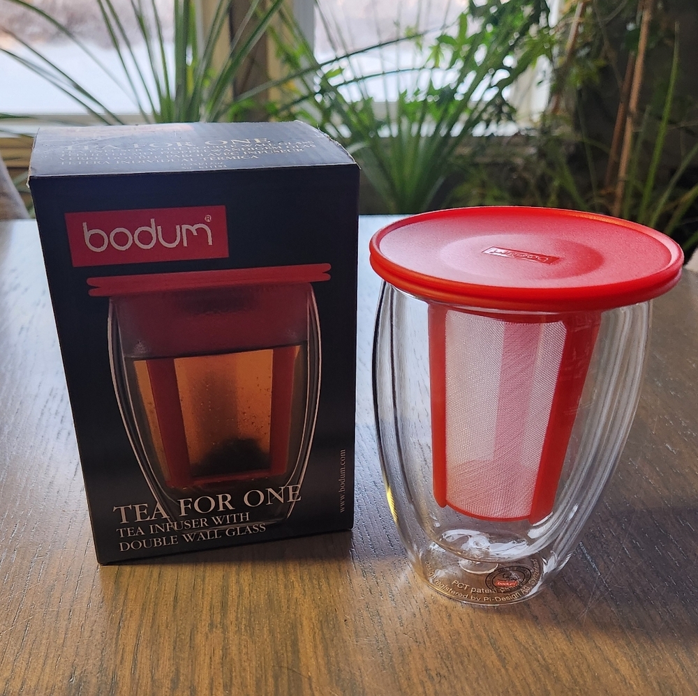 Bodum Tea Infuser with Double Wall Glass